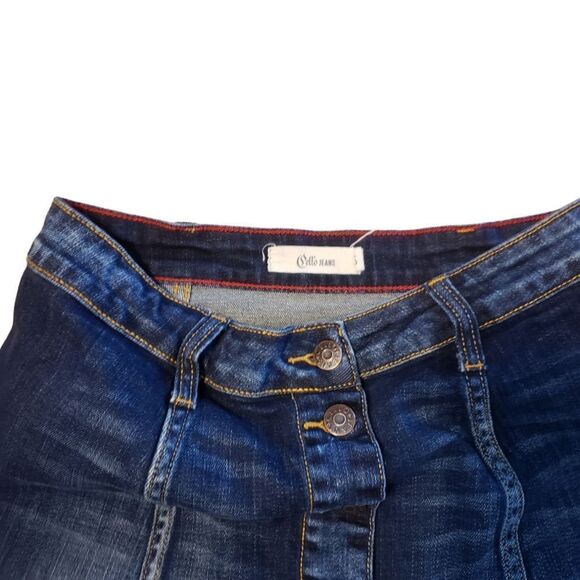 🛍️DENIM BUTTON UP SKIRT SIZE SMALL BY CELLO - Picture 2 of 3